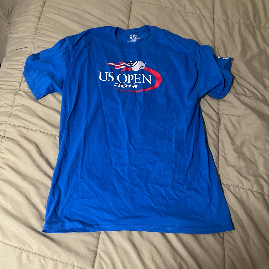 Us Open Tennis TShirt 2016 Blue Us Open Tennis TShirt 2016 Blue